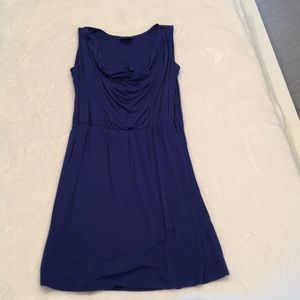 Casual royal blue tank top nursing dress